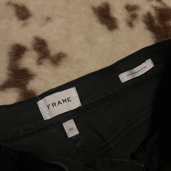 FRAME le palazzo crop black - Picture 4 of 5